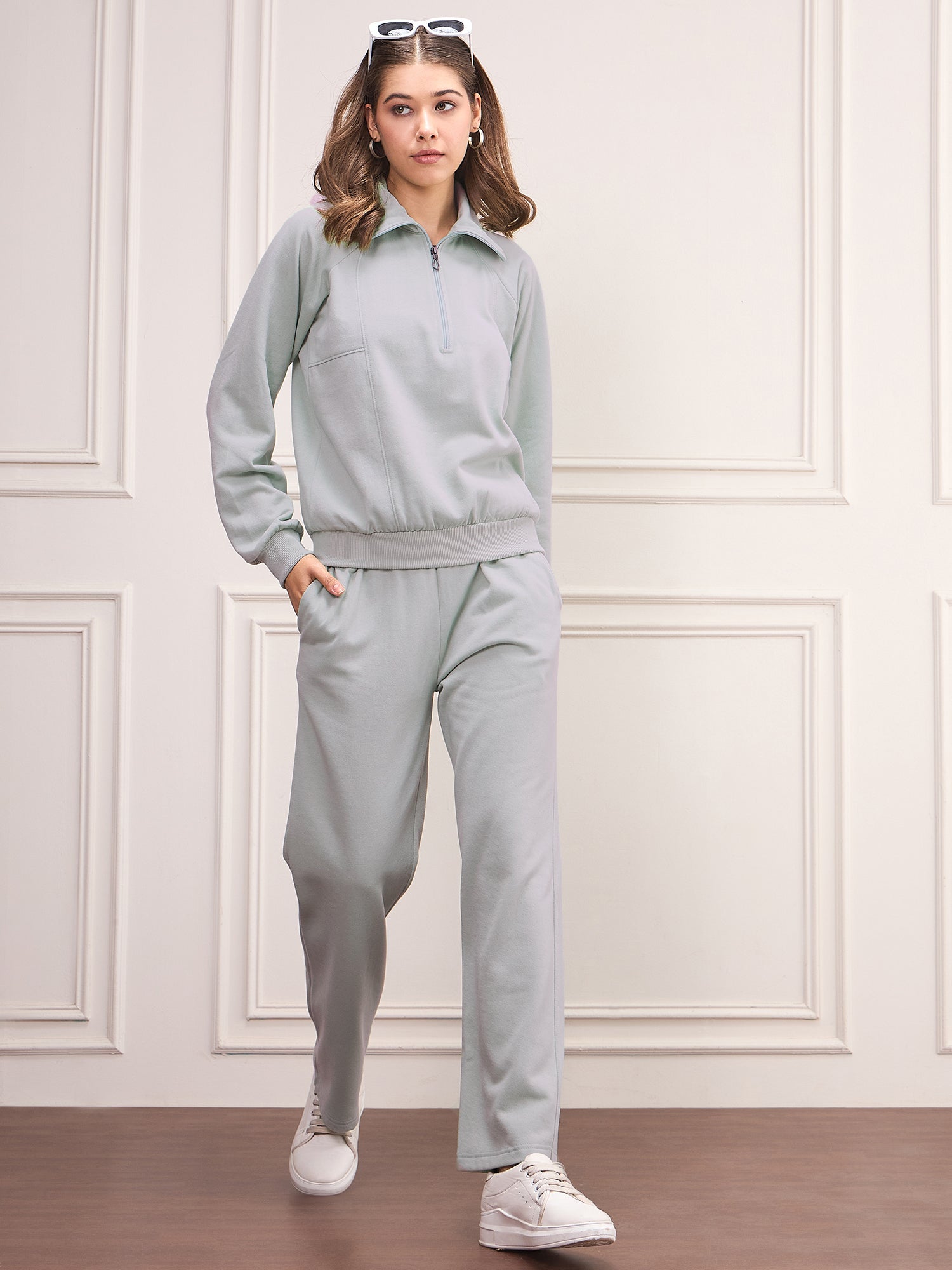 StyleStone Women's Fleece Tracksuit Set