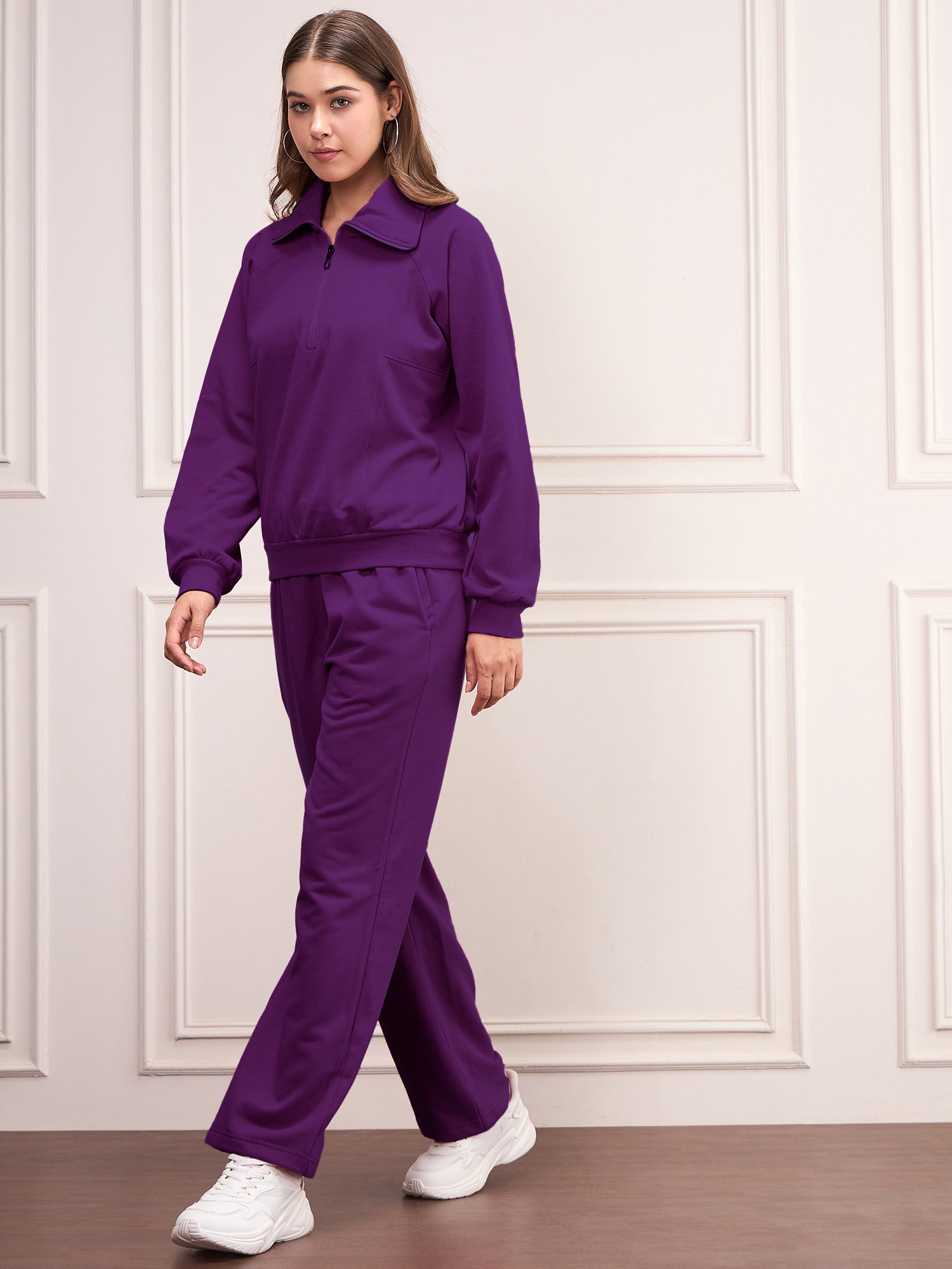 StyleStone Women's Fleece Tracksuit Set