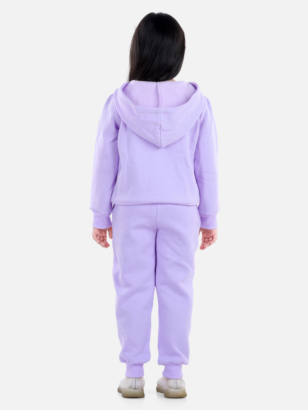 StyleStone Girls Home S' Cool Printed Hooded Track Suit Set