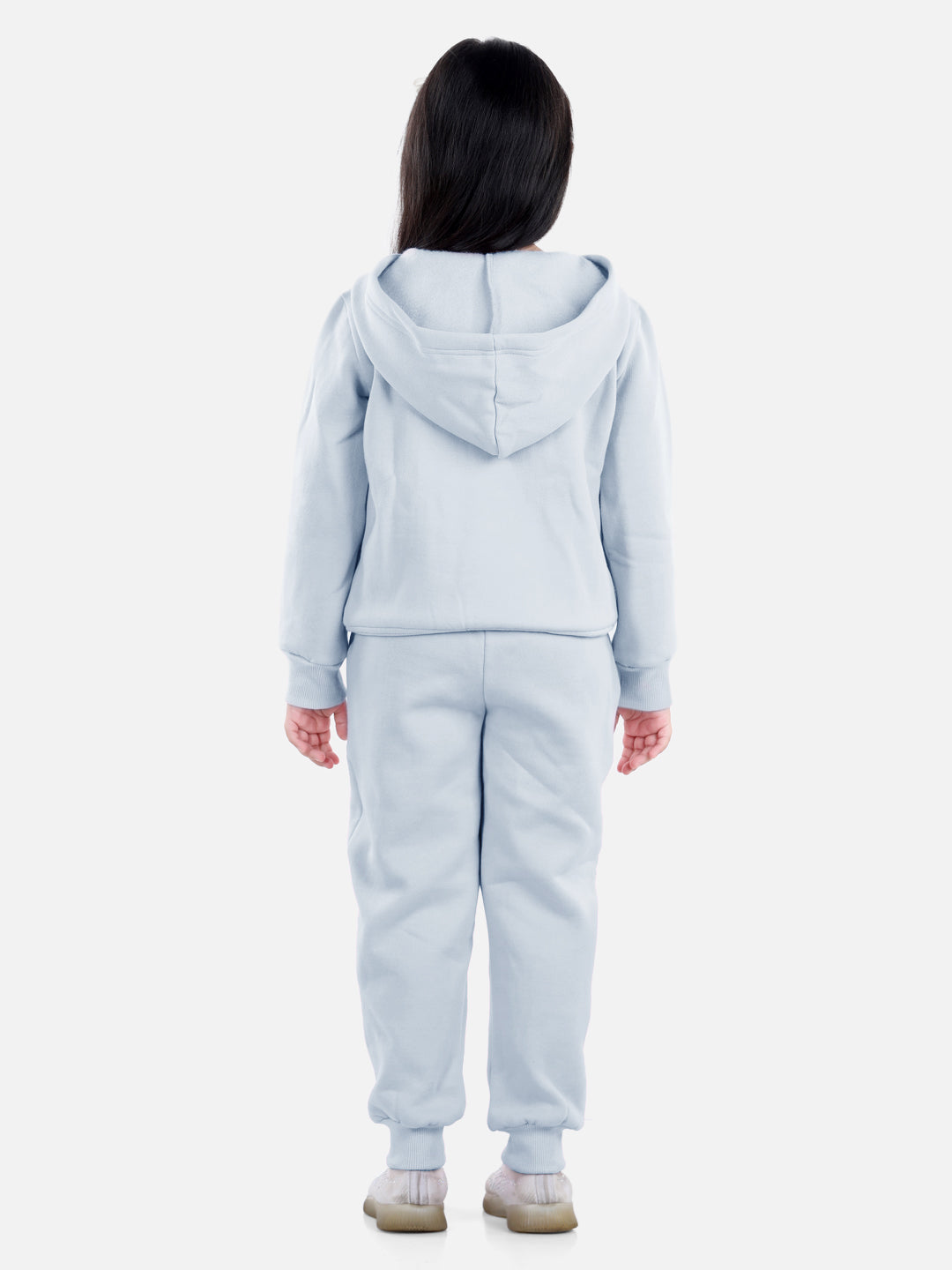 StyleStone Girls Home S' Cool Printed Hooded Track Suit Set