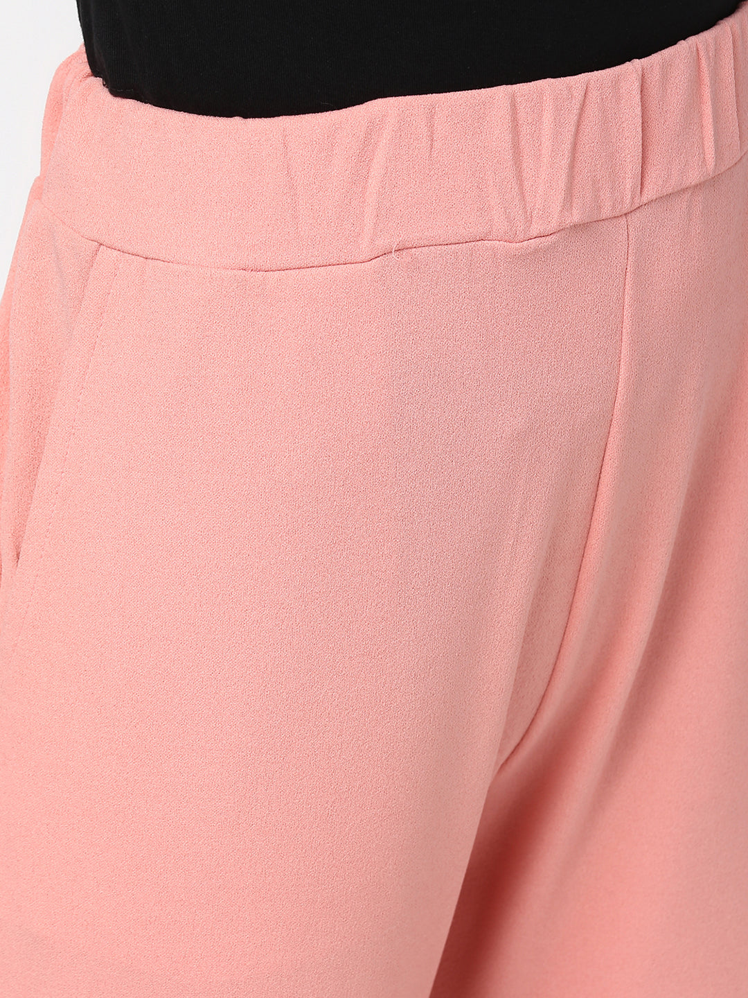 Women's Pink elasticated waistband and hemline stylised Pants