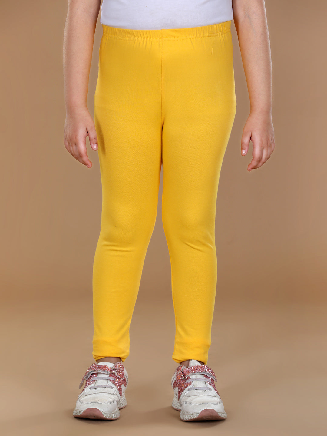 PRINxy Kids Full Length Pants,Toddler Baby Girls Candy Color Solid Color  Leggings Casual Kids Tight Pants,Yellow,130 - Walmart.com