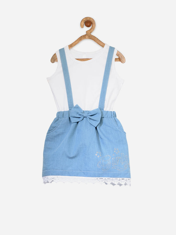 Girls Pinafore Skirt with inner